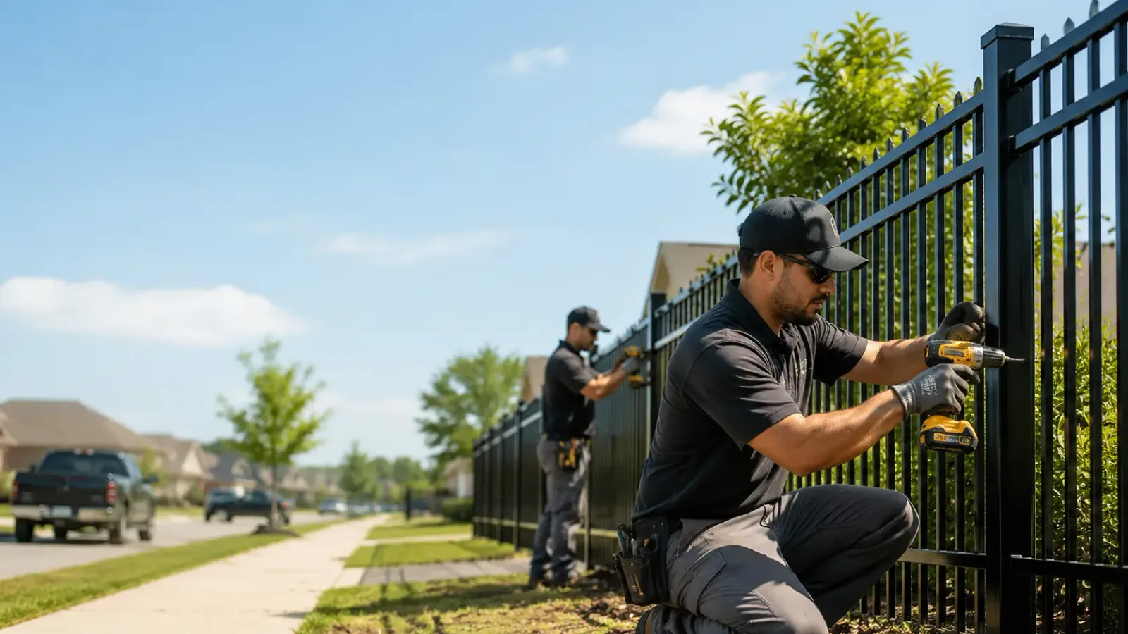 Metal Fence Installation in Hanna, OK